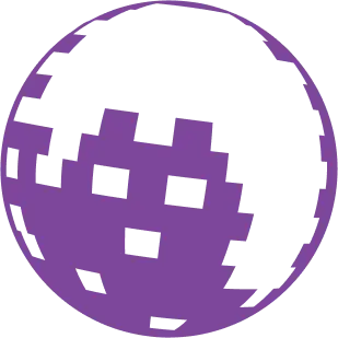 Purple Disco Ball SJ