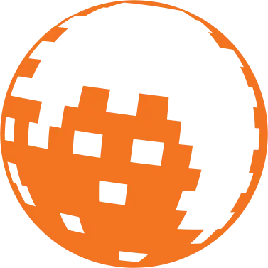 Orange Disco Ball SJ